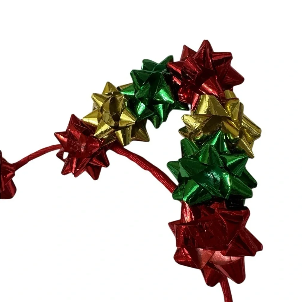 Holiday Colorful Cat Ears Bow Headband